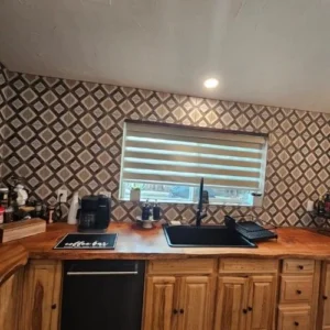 Clean, refreshed room after a professional cleaning visit