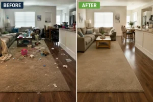 Before and After Cleaning